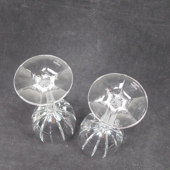 Lot of 2 Waterford Marquis Omega Crystal All Purpose Wine Glass Goblet 8 5/8" - Picture 11 of 12